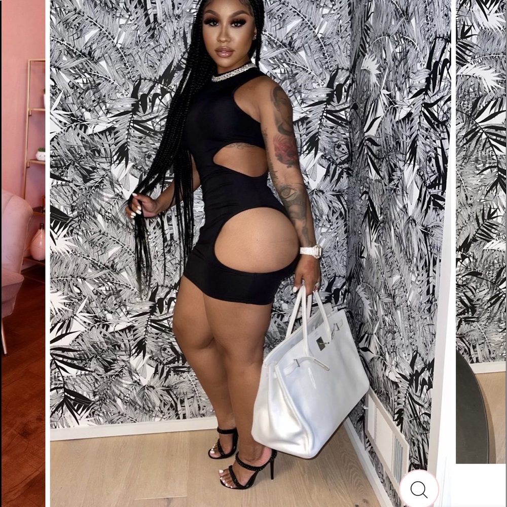 Beautiful new dress cut out sexy dinner dress med